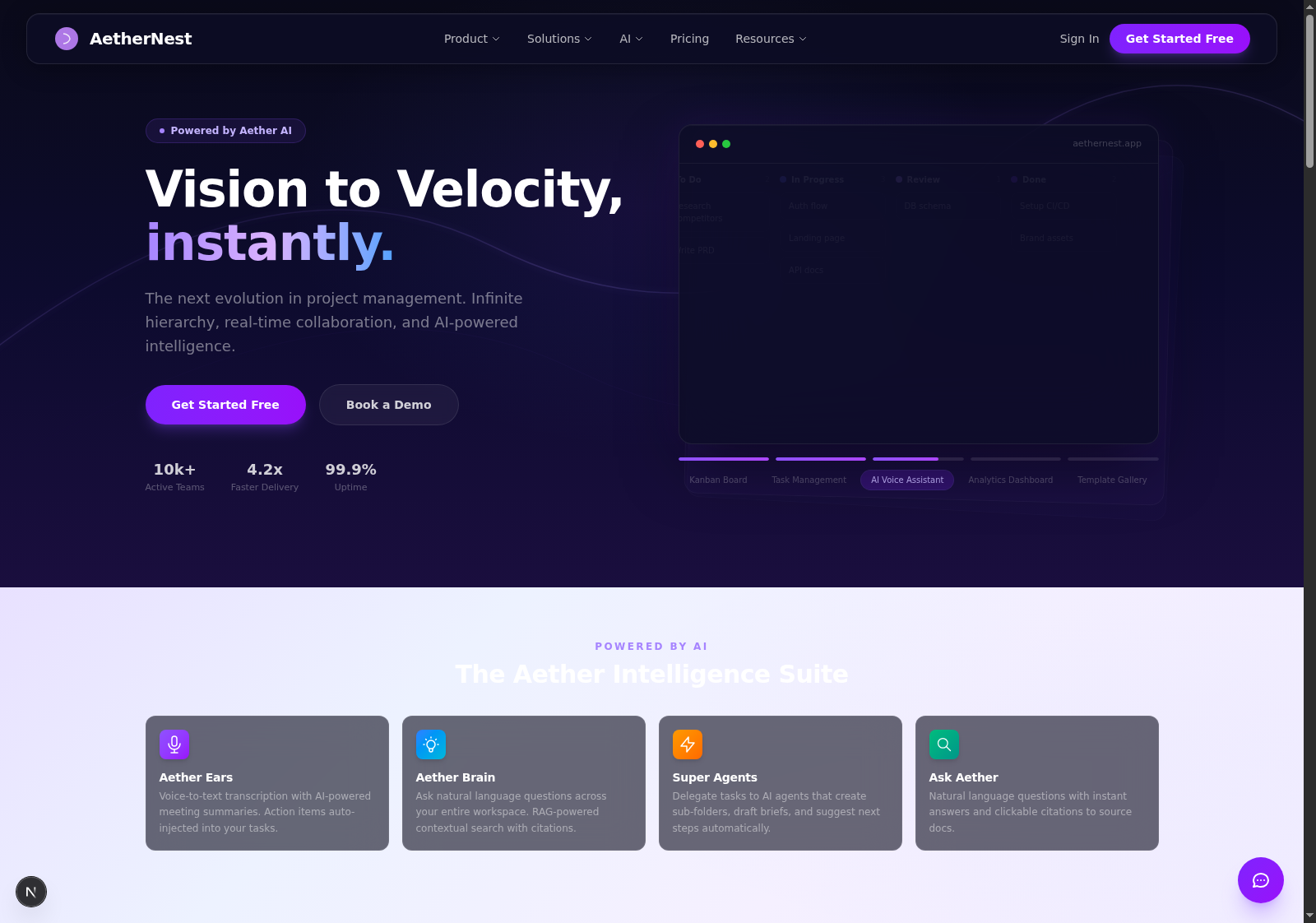 Landing Page