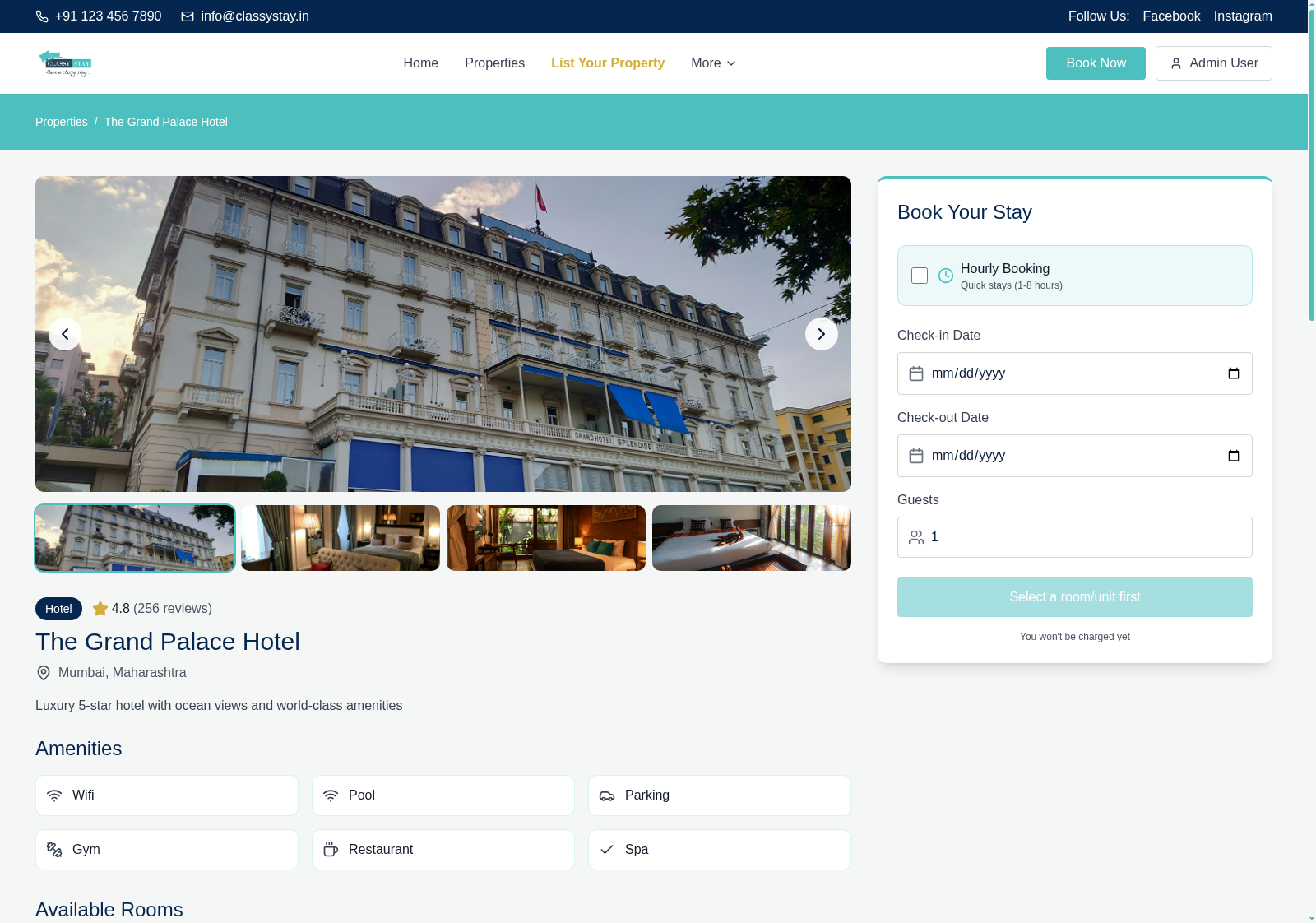 Hotel Detail
